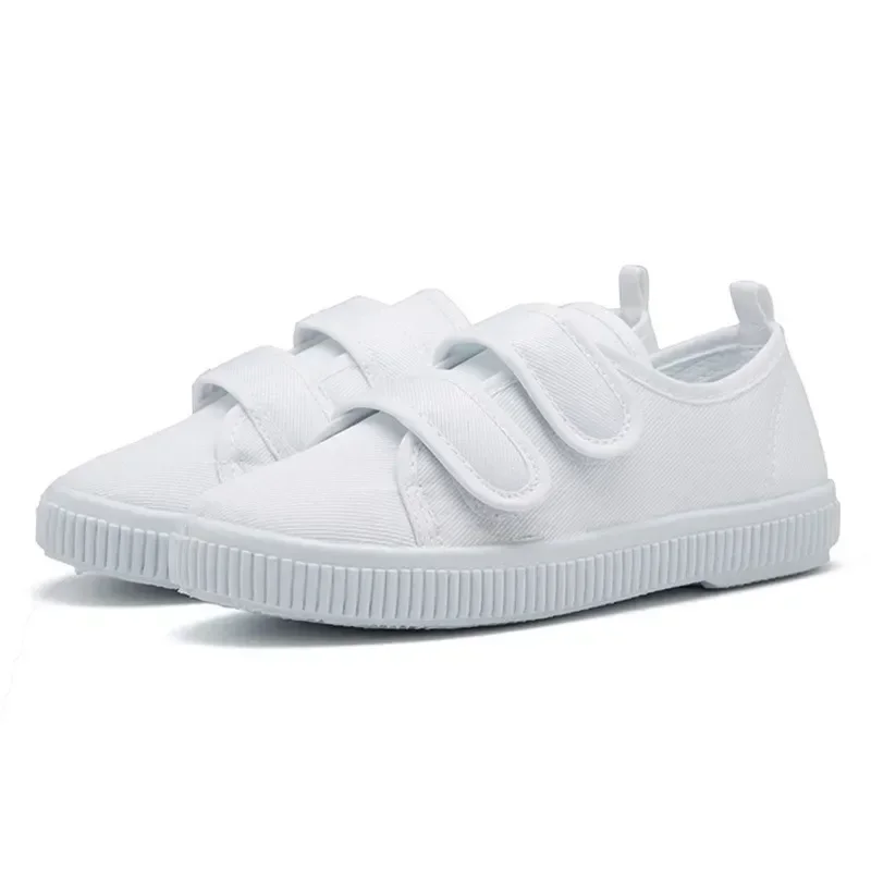 Weiße Leinwand Schuhe für Jungen Jungen Mädchen Freizeit schuhe Kinder niedliche weiche Sohle Wanderschuhe Kleinkind Kinderschuhe
