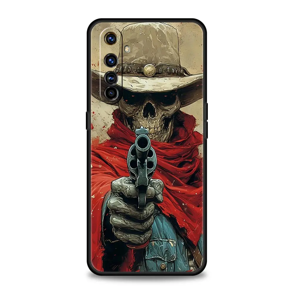 Grim Reaper Skull Design Phone Case Cover