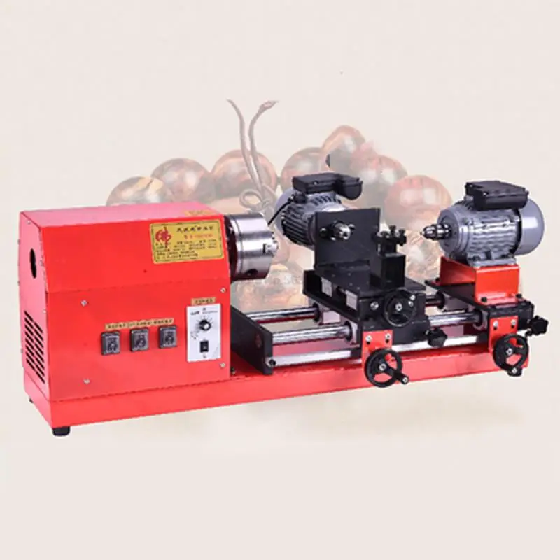 

Small Multifunctional Woodworking Lathe 6030 Miniature Lathe Machine Processing Beads Machine 0-2000r/min 220V 900W