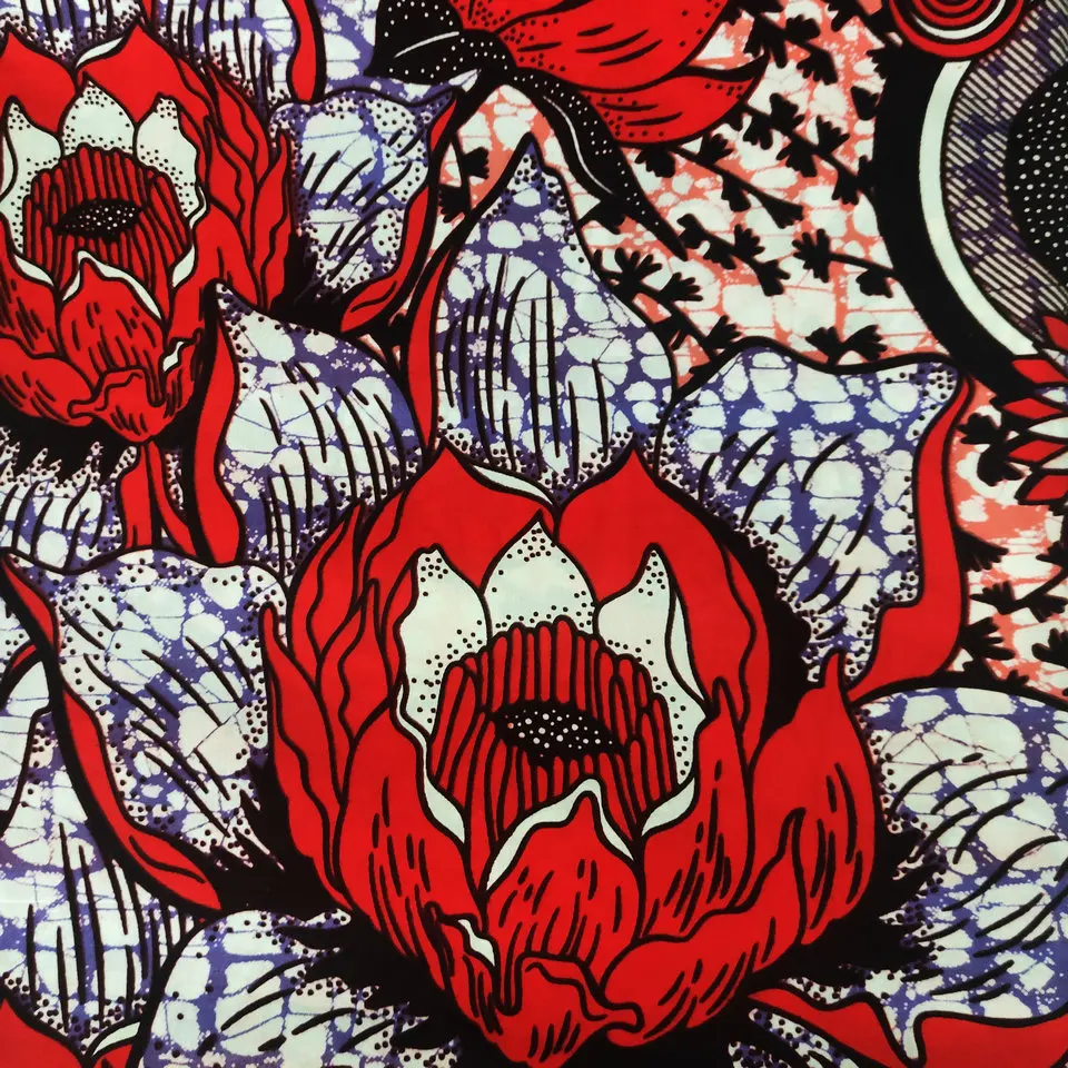 Item No.A1-1 High quality super hollandais wax fabric 100% cotton african loincloth by 6 yards