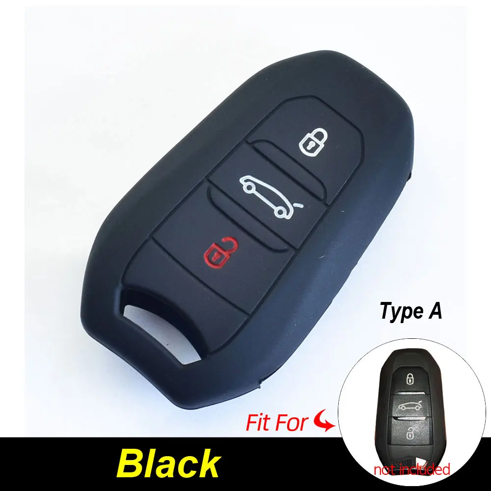 Tpu Jade Pattern Car Key Box Cover Protection For Peugeot 3008 4008 5008  308 408 508 2008 Citroen C4 C C6 C3-xr Keychain Accessories - Temu