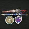 Game Weapon Tears of The Kingdom Link Hero Master Sword KeyChain Final Trial Version Weapon Model Metal Sword Gifts Toys for Boy 1