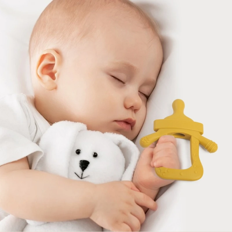 

Baby Teether Teething Relief Soft Safety Teething Toy Infant Shower Gift
