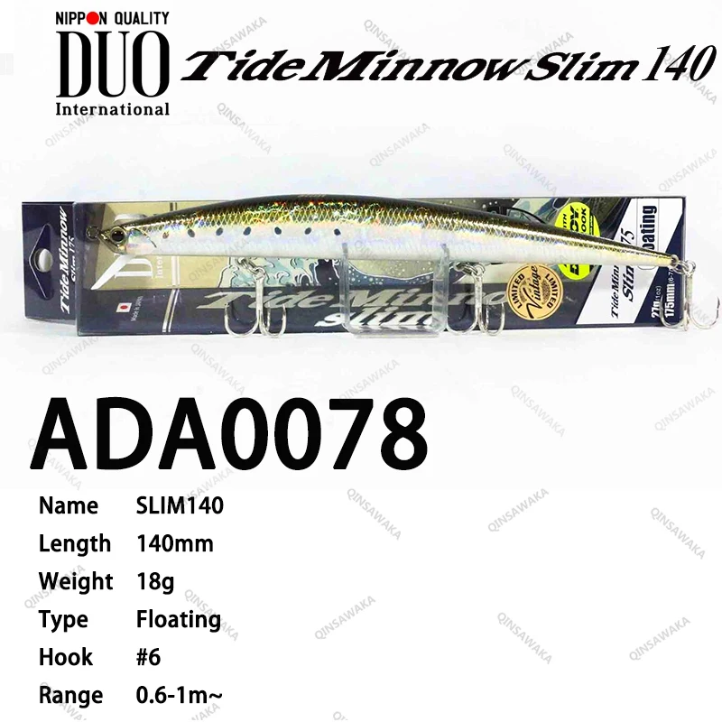 Poisson nageur DUO Tide minnow 140 slim AST0804 - Leurres durs