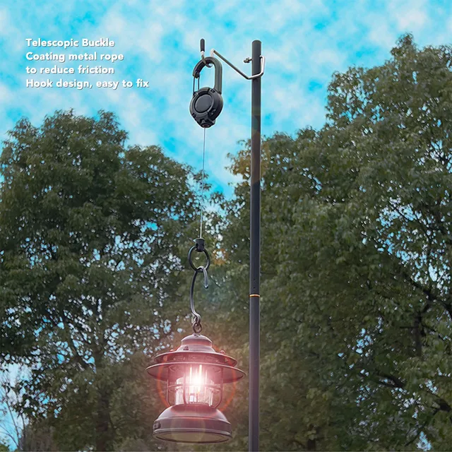 Hordozható Függő Csat Teleszkópos Nagy Keménység A Szabadtéri Hegymászáshoz - Image 6