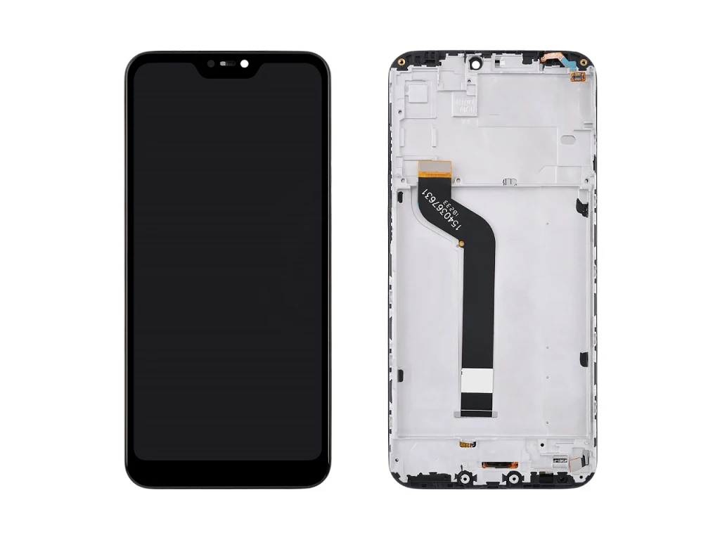 Дисплей (экран) в сборе с тачскрином для Xiaomi Redmi 6 Pro Mi A2 Lite рамкой черный (Premium LCD) |
