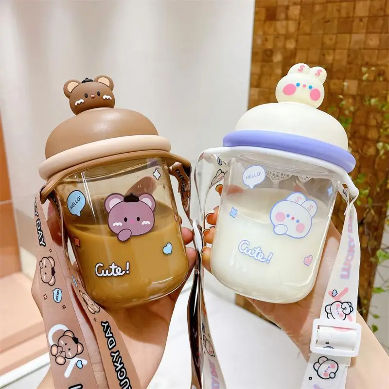 4 Pcs Double Layer Sippy Cup Kids Cups Straws Lids Travel Coffee Color  Changing Spill Proof Toddlers Iced Mug Water Drinking - AliExpress