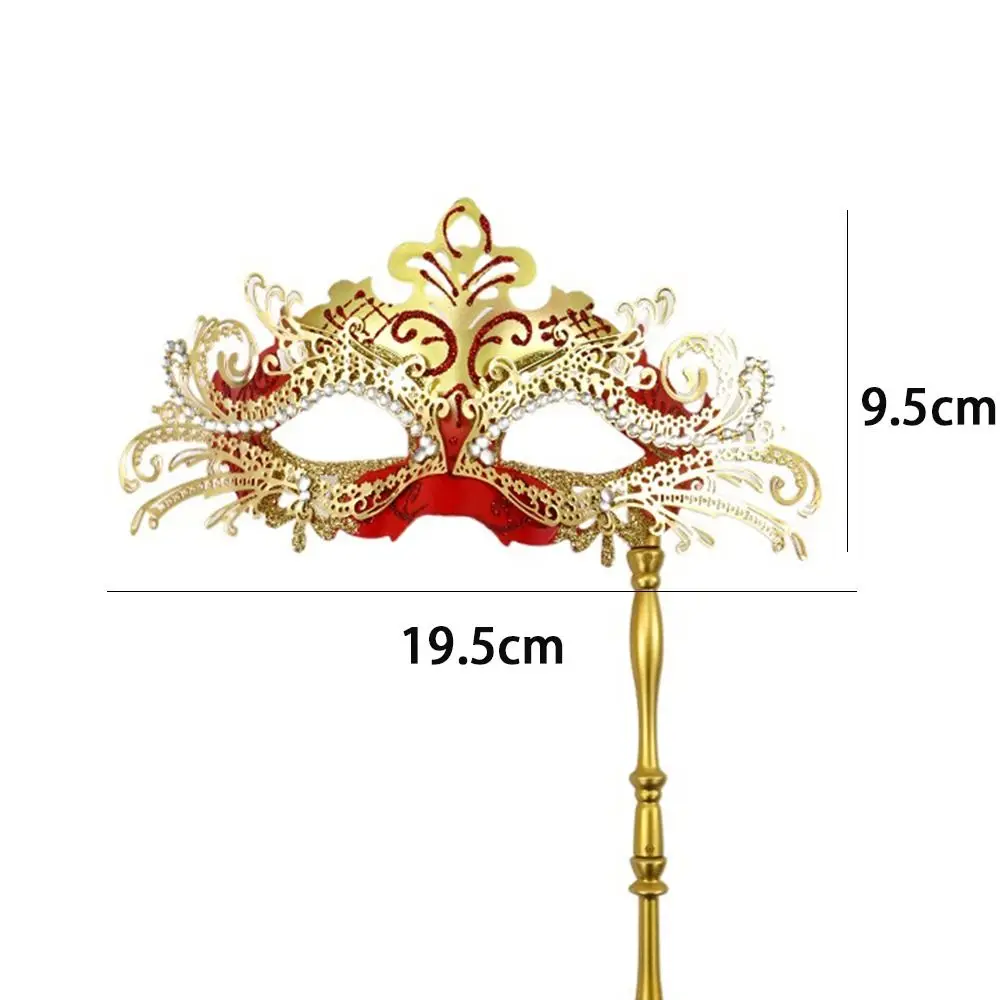 Masquerade Mask with Holding Stick Venetian Halloween Costume Mask Mardi Gras For Womens Party party masks masquerade mask