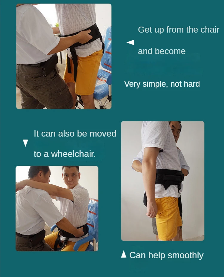 Stroke Hemiplegia Rehabilitation Toddler Belt Adult Learning To Walk Protective Belt Shift Get Up Bed Device Elderly Supplies