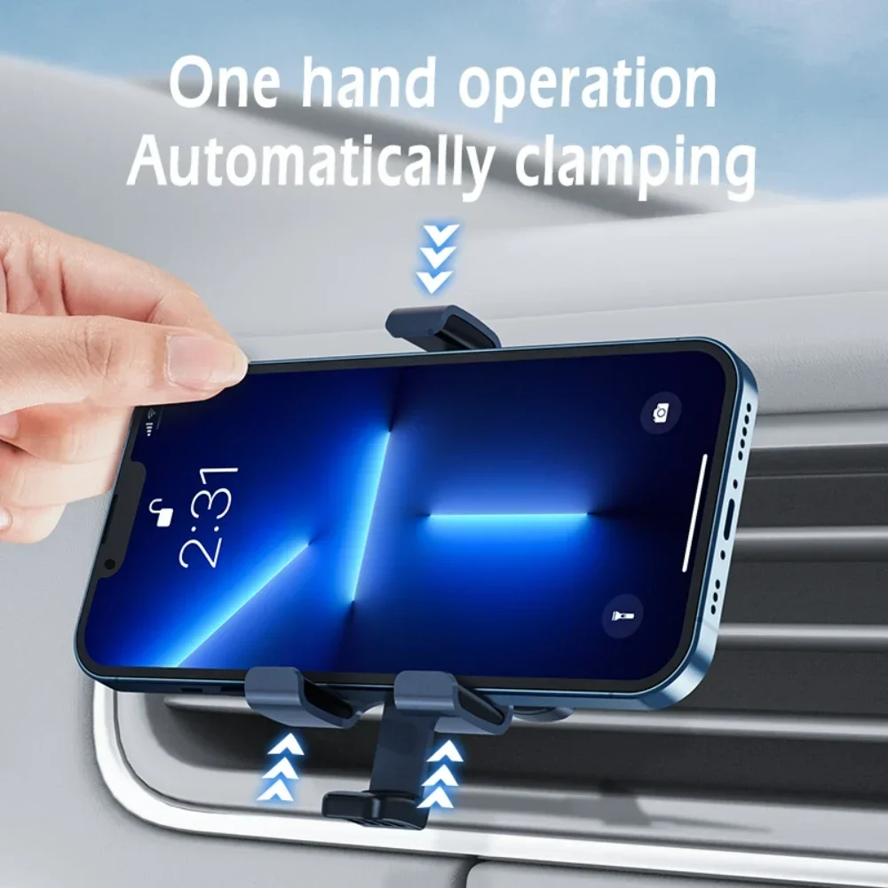 KJOY Universal Gravity Car Phone Holder Air Vent Mount Clip for iPhone Xiaomi Huawei Samsung Auto GPS Cell Mount Bracket