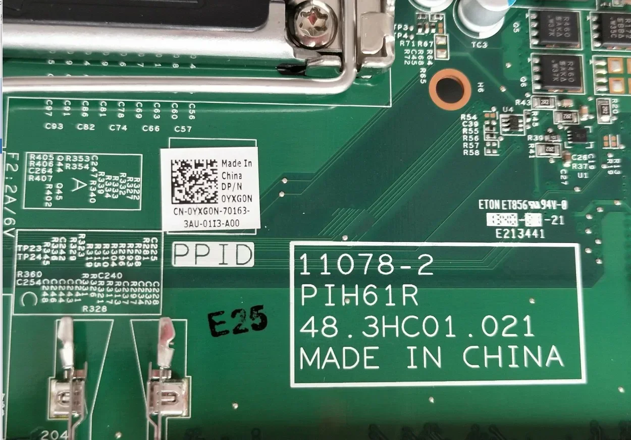 CN-0YXG0N For DELL 2020 AIO Motherboard PIH61R 11078-2 48,3 HC 01,021 Mainboard 100%tested fully work 2 S94eb4913836741808f18778ae229338de