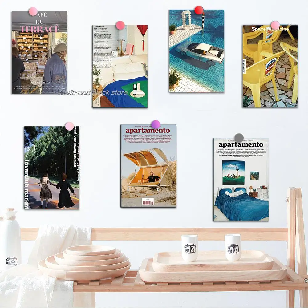 

10PCS Creative Leisure life Magazine Stickers Waterproof Graffiti Decals Kid Toys For Skateboard Phone Fridge Luggage Decor