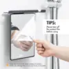 TAILI Acrylic Mirror With Wall Suction Shower Mirror with Razor Holder For Man Shaving Women Makeup Portable Travel Bathroom 3