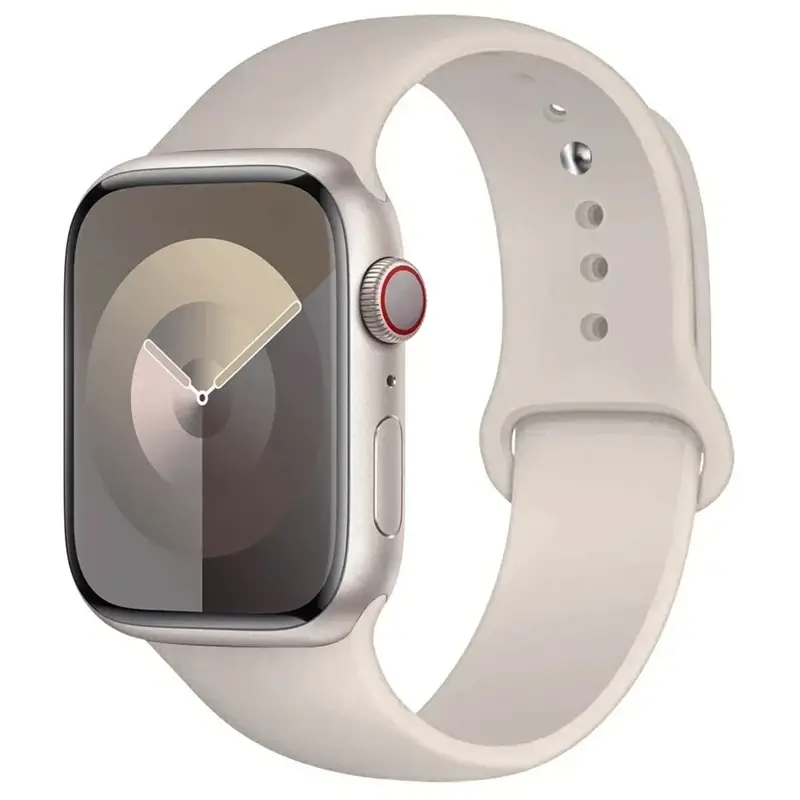 Silicone Band For Apple Watch strap 46mm 44mm 45mm 40mm 41mm 42-38mm 49mm sport bracelet iwatch series 11 10 9 8 7 6 5 SE Ultra3 - Image 37