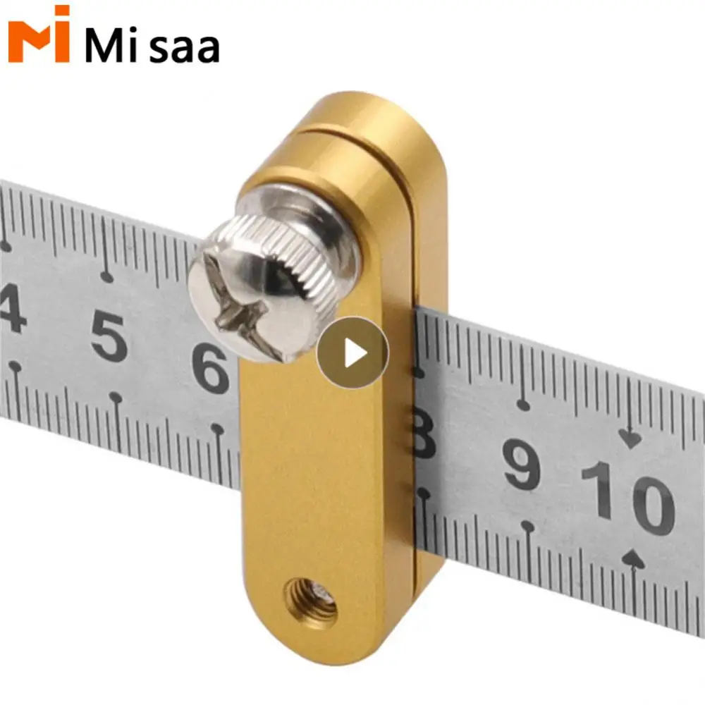 

Steel Ruler Limit Adjustment Positioning Block Woodworking Scribing Locator Angle Scriber Line Marking Gauge Woodworking Tools