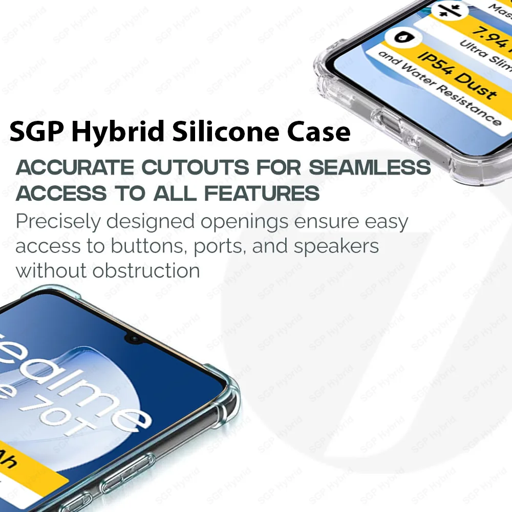 Shockproof Transparent Silicone Armor Phone Case Cover