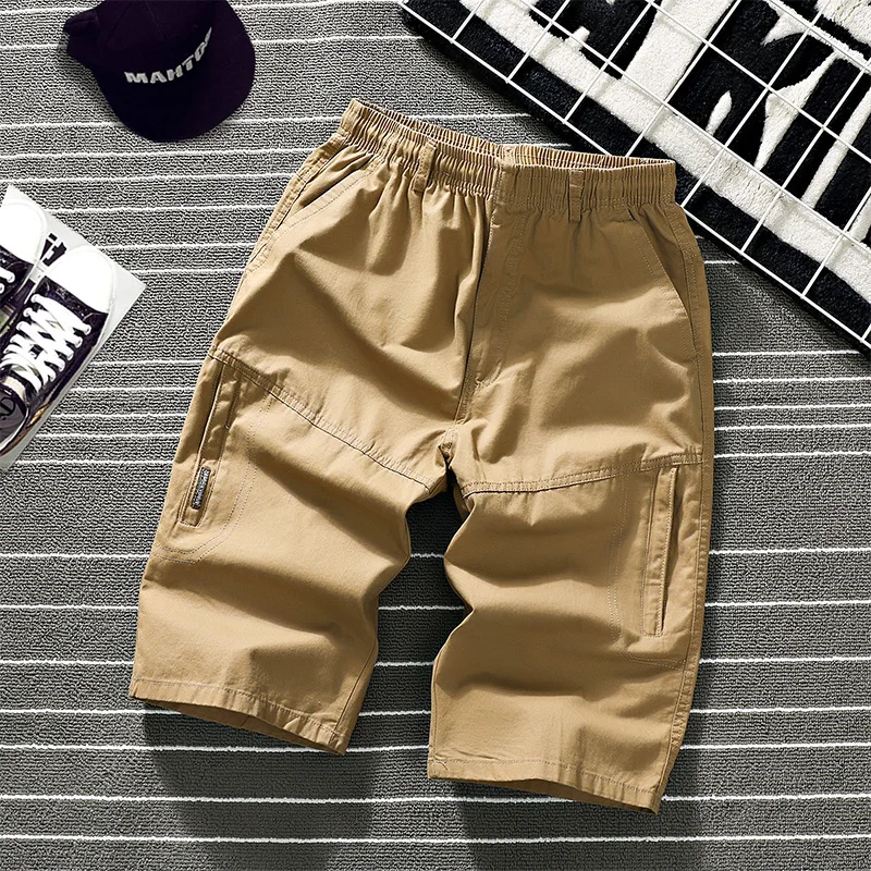 Summer Shorts Men's Overalls Large Size Cotton Casual Sports High Quality Cotton Men's Wear Work Tactical Army Knee Pants
