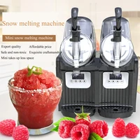 2 Tanks Commercial Ice-Cool Juice Smoothie Slush Maker Frozen Beverage Cold Drink Dispenser Vending Machine For Home 1