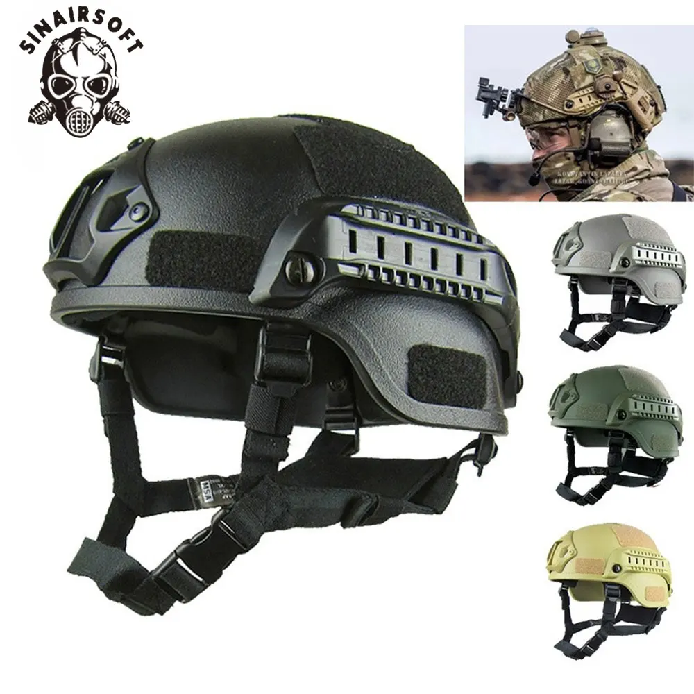 

Tactical Lightweight FAST MICH 2000 Helmet Airsoft MH Hunting Helmet Outdoor Tactical Painball CS SWAT Riding Protect Equipment