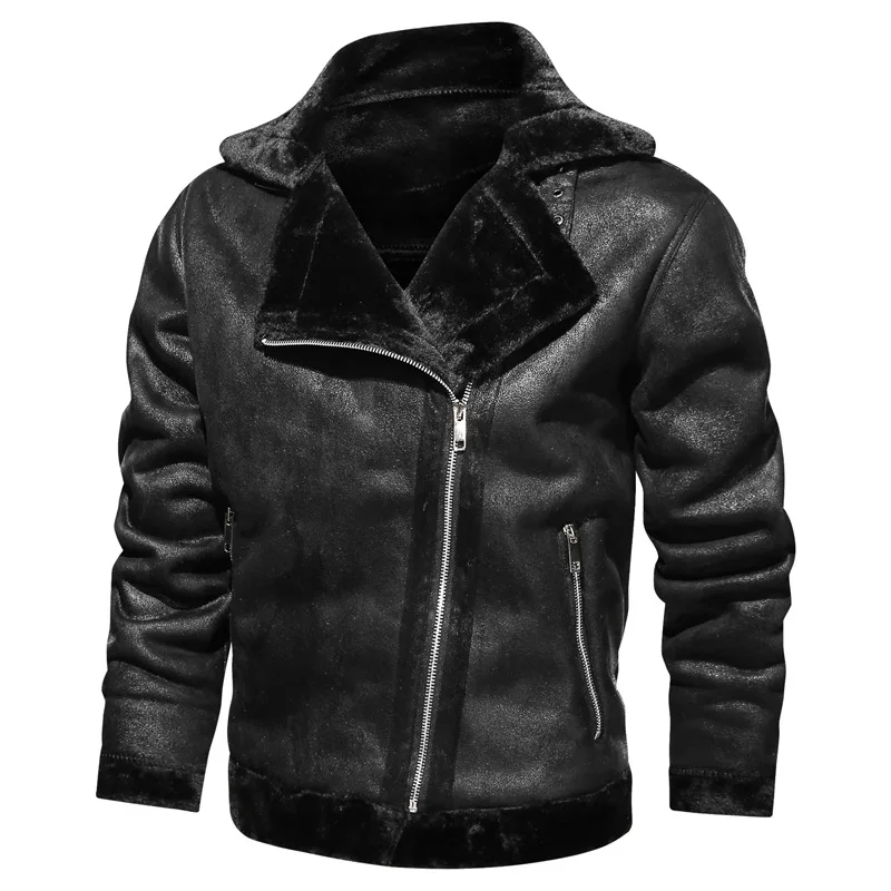 Mens High Quality Leather Jackets Business Slim Genuine Leather Bomber Jacket Men Real Leather Flights Jacket Black Pilot Coats - 3