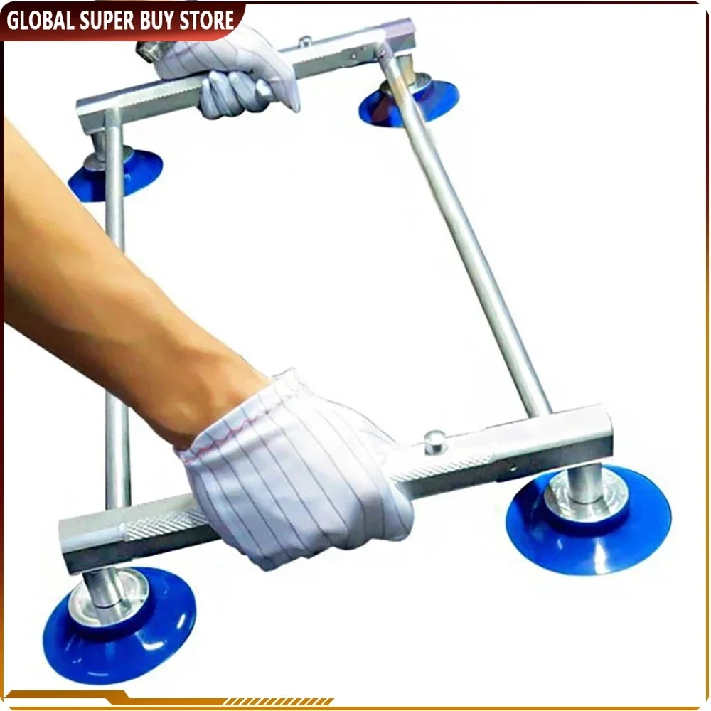4 Suction Cup Scalable Frame for 32/55/65 In LCD Screen Repair Powerful Vacuum Sucker Cups Lifter Panel Carriers Tool 59cm-95cm