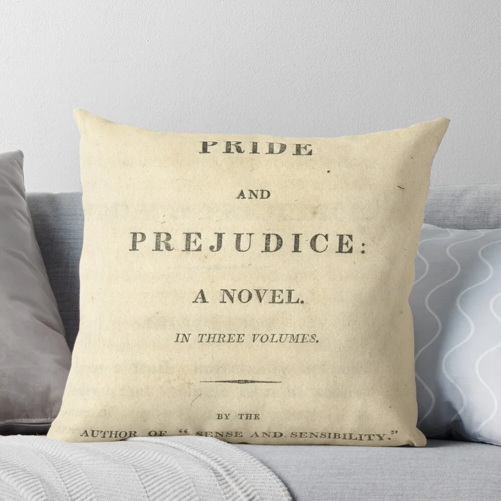 

PRIDE and PREJUDICE Novel Cover Throw Pillow Christmas Pillow Cases Decorative Cover For Living Room