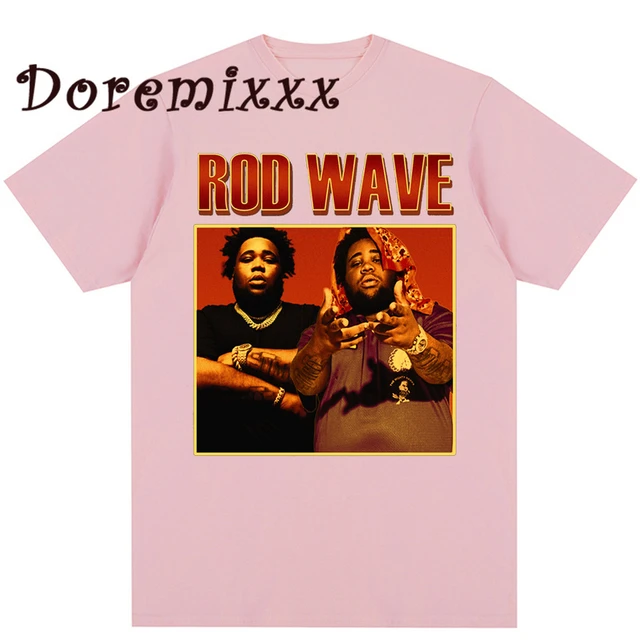 Rod Wave Graphic T Shirts Men T-shirt 100% Cotton T-shirts Rapper