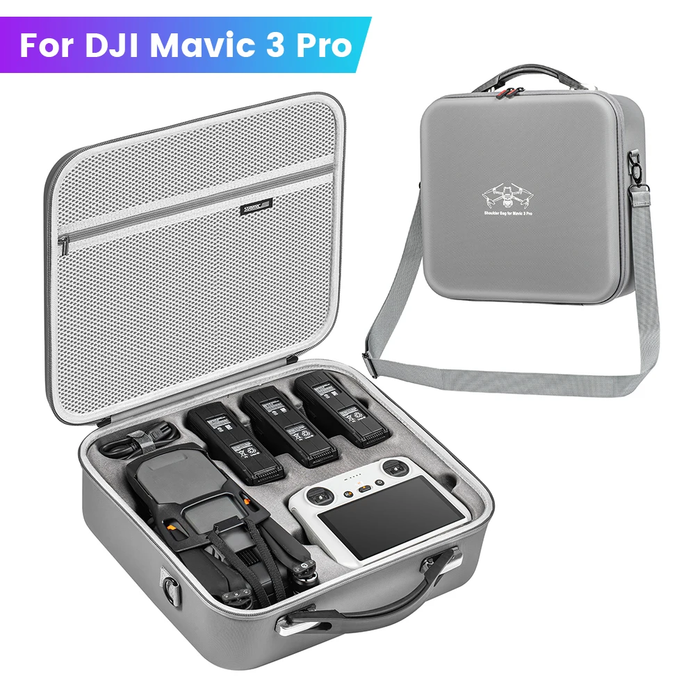 Storage Bag For DJI Mavic 3 Pro Portable Shoulder Bag All In One Carrying Case For DJI RC/ RC PRO Remote Control Accessories drone accessories drone storage bag dji case drone case