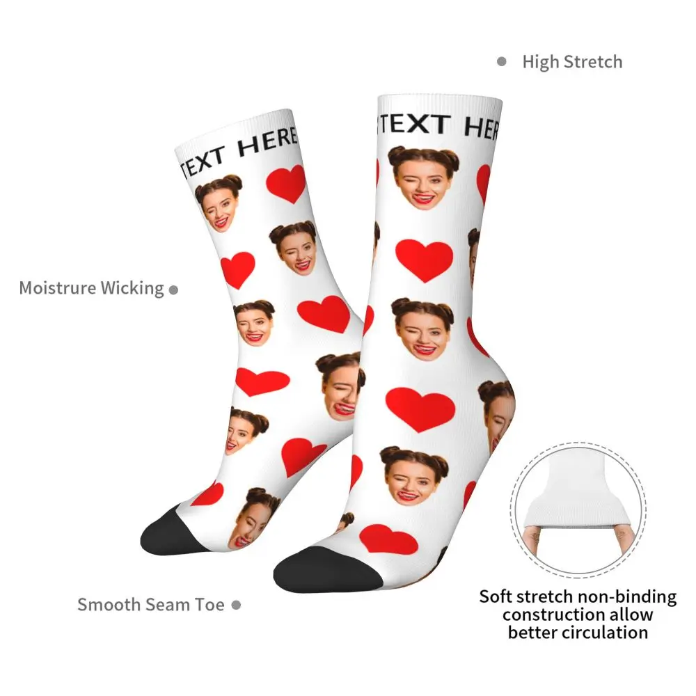 Personal Custom Avatar Printed Socks Cozy Sport Middle Tube Socks Cotton for Unisex Birthday Present 69 S94ec3c7656a54e1f8ee545c64f656304F