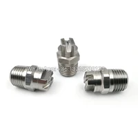 1/4" BSPT HVV/HU SS304 Flat Fan Spray Nozzle, Industrial / Factory Cleaning, Dust Removal Nozzle Washing, 1510 1520 2503 2506 2