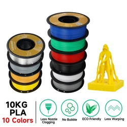 10kg Pla Wholesale 3D Filament 1.75MM 10 Rolls Limited Number Fast Shipping