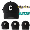 Unisex Large Size XL 63cm Baseball Caps 100% Cotton Caps for Men Summer Big Head Hat Men 60cm Trucker Caps 62CM Dad Cap 1