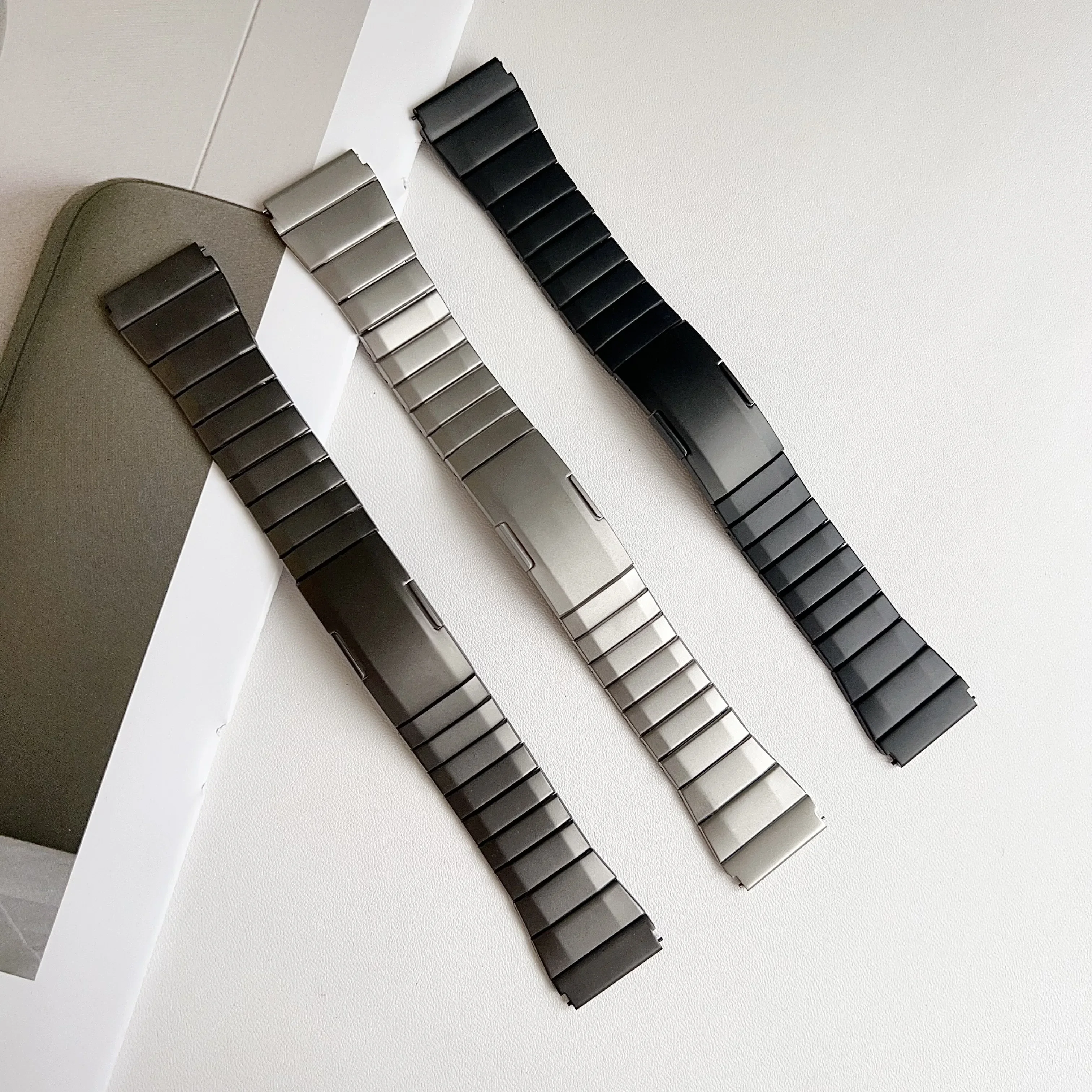22mm Stainless Steel Business Fashion Metal Watch Band