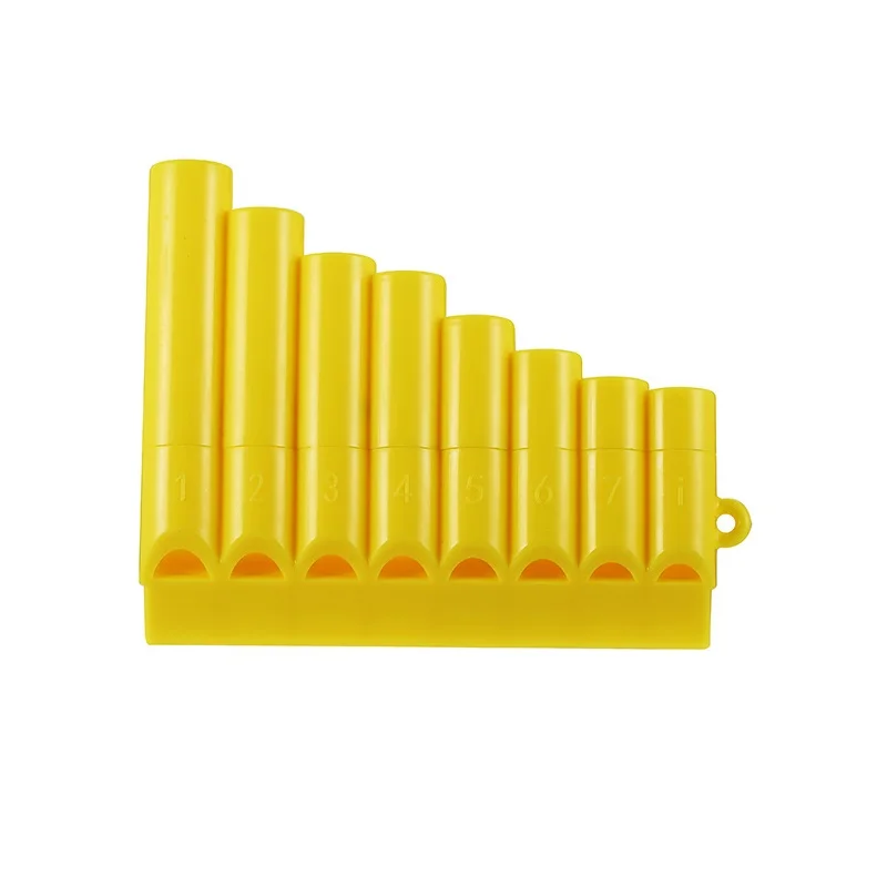 Woodwind Pan Flute 8 Tube Plastic Row Flute Flauta Panpipe Handmade Pan Flutes Flauta Children Musical Instruments Gift
