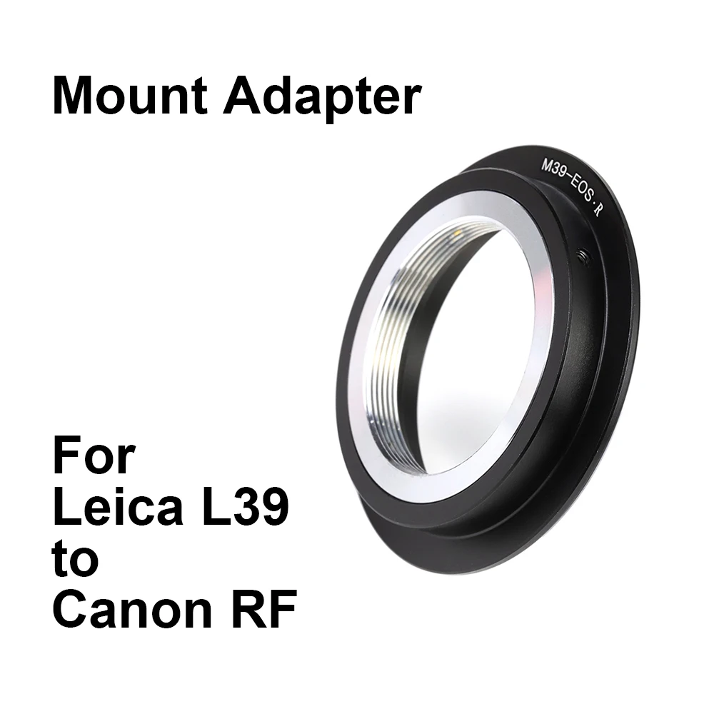 L39-Rf Per Obiettivo Leica L39-Anello Adattatore Per Montaggio Rf Canon M39-Rf L39-Eosr L39-Eos R Eos Rf Per Canon R3 R5 R6 R7 R10 R Rp Ecc.