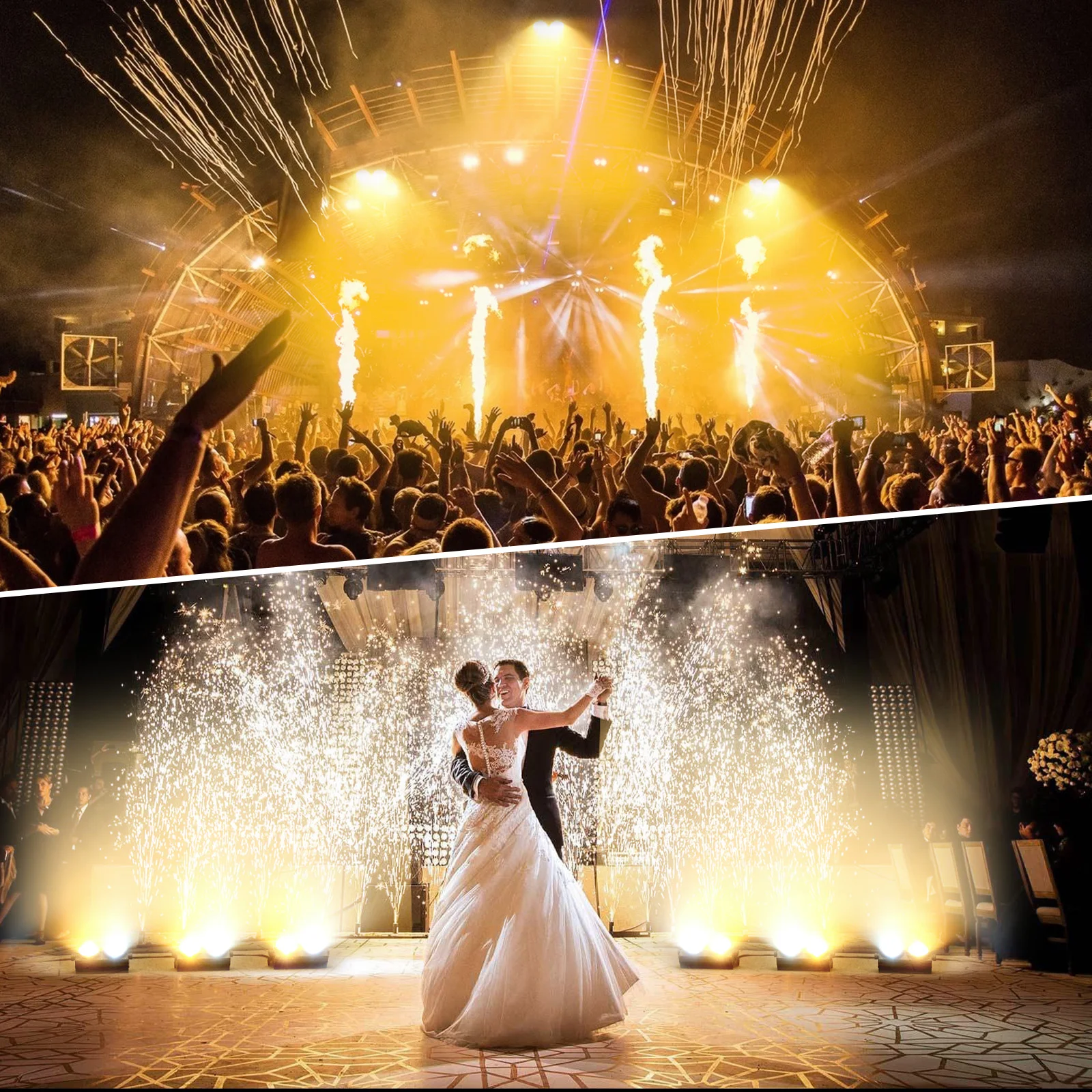 LED Stage Light 200W Double Color COB Par