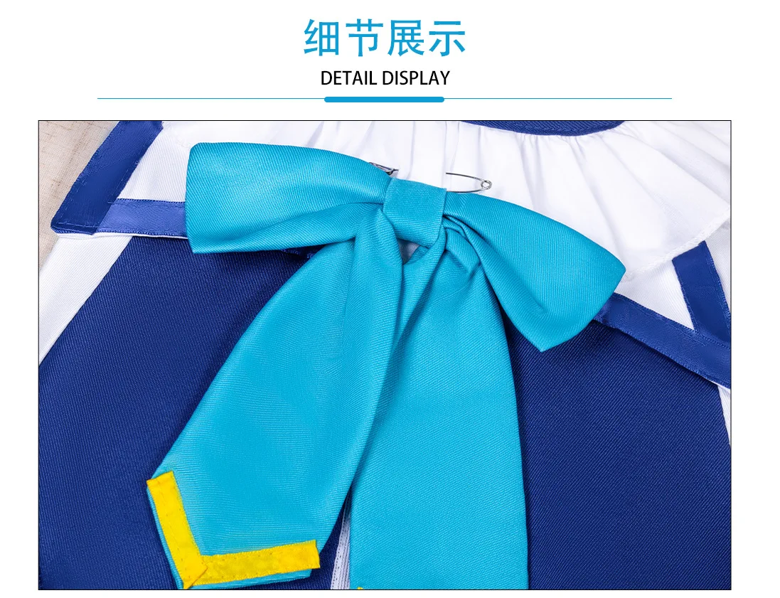 KonoSuba: Aqua | Blue Goddess Dress Cosplay Costume 28 KonoSuba Aqua Blue Goddess Dress Cosplay Costume