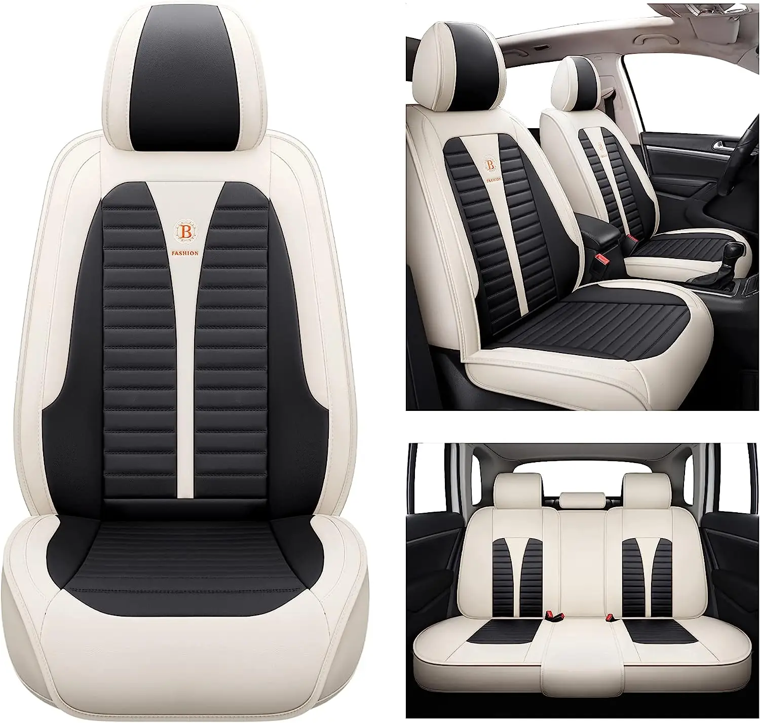 seat Faux Leather Car Seat Covers Automotive Vehicle Cushion Universal  Fit for Cars SUVs Pick-up Truck, Seat Covers Full Set AliExpress