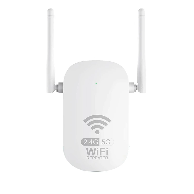 Ripetitore Wifi Wlan Ac1200 Ripetitore Wifi Dual Band 2.4Ghz + 5Ghz Con Ripetitore/Amplificatore Router Con 2 Antenne