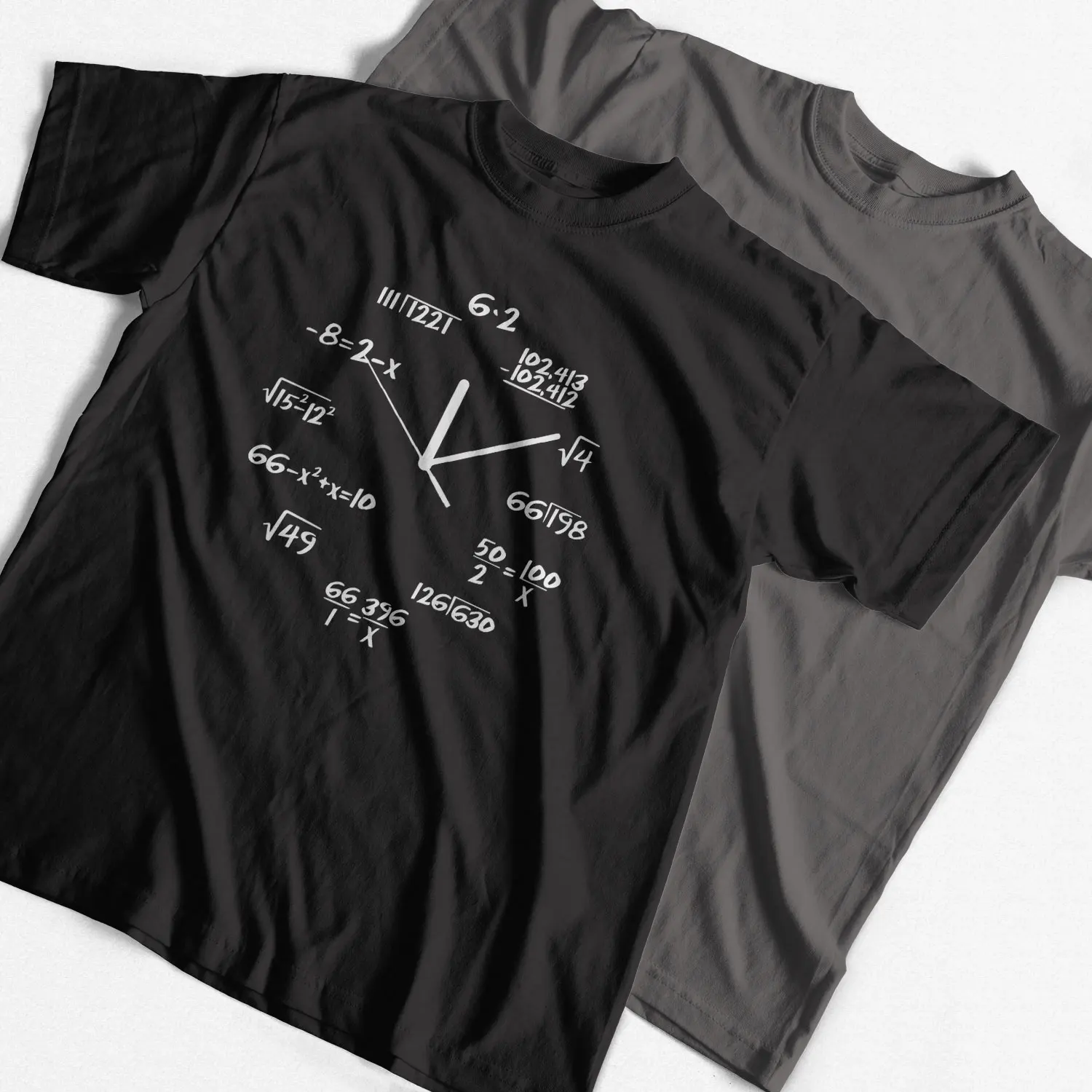 COOLMIND 100% Baumwolle Math Uhr Drucken Lustige Männer T Shirt Beiläufige Kurze Hülse o-ansatz Männer Tshirt Coole Sommer t-shirt Herren t Shirt