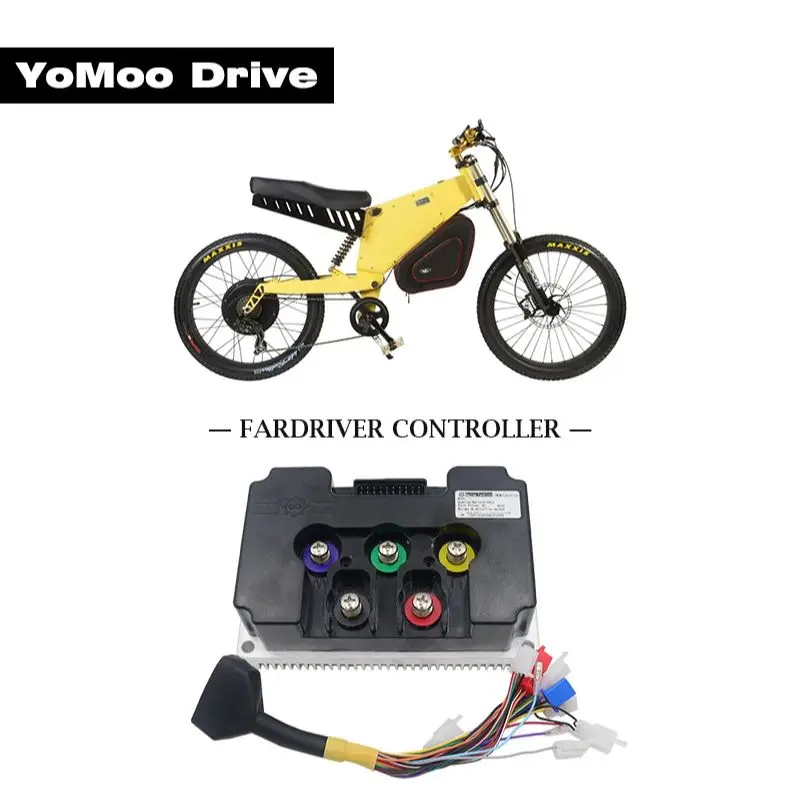 Contrôleur de moto ND72680 BLDC 680A avec régénération et adaptateur Bluetooth pour moto électrique Qsmotor 6000W