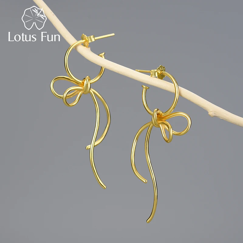 Lotus Fun Orecchini In Argento 925 Con Trifoglio E Perla D'Acqua Dolce - Fatto A Mano, Gioiello Unico Per Donna