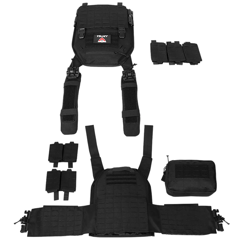 Tactical Plate Carrier Quick Release Fast Adjust Cummerbund Laser Cut Vest Magazine Pouch MOLLE Lightweight Hunting Gear tactical vest