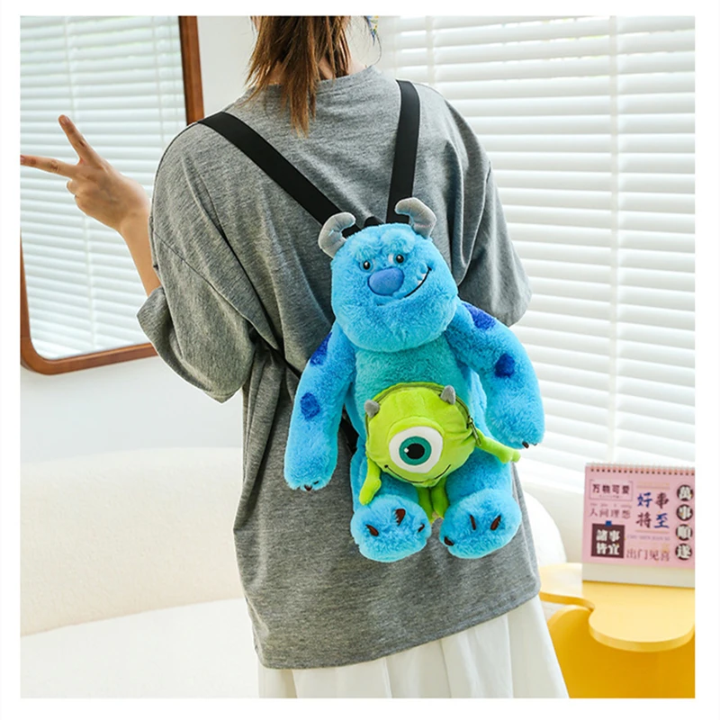 16 Inch Monsters University Backpack School Bag - giftcartoon