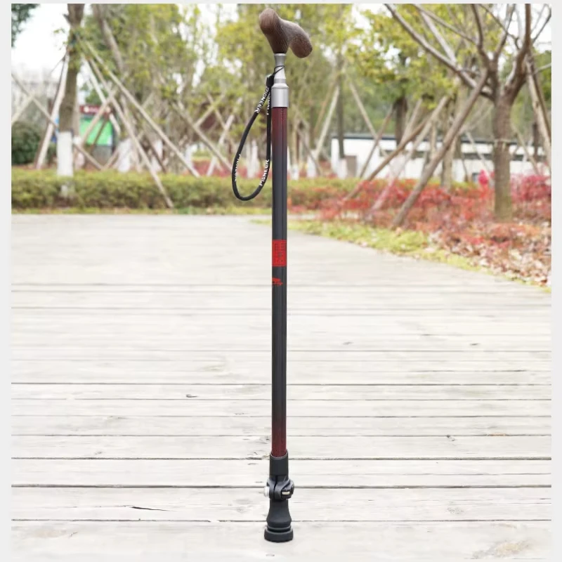 Wood T Handle Walking Sticks For Tourism Cane Trekking Nordic Walking Pole Hiking Crutches Bar Ultralight
