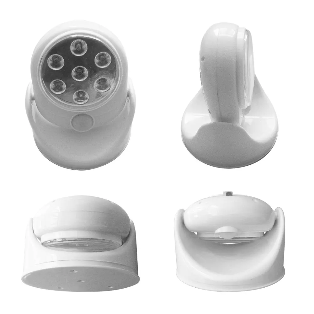 

7LED PIR Automatic Cordless 360 Degree Cupboard Door Shed Wall Night Security Motion Sensor Light
