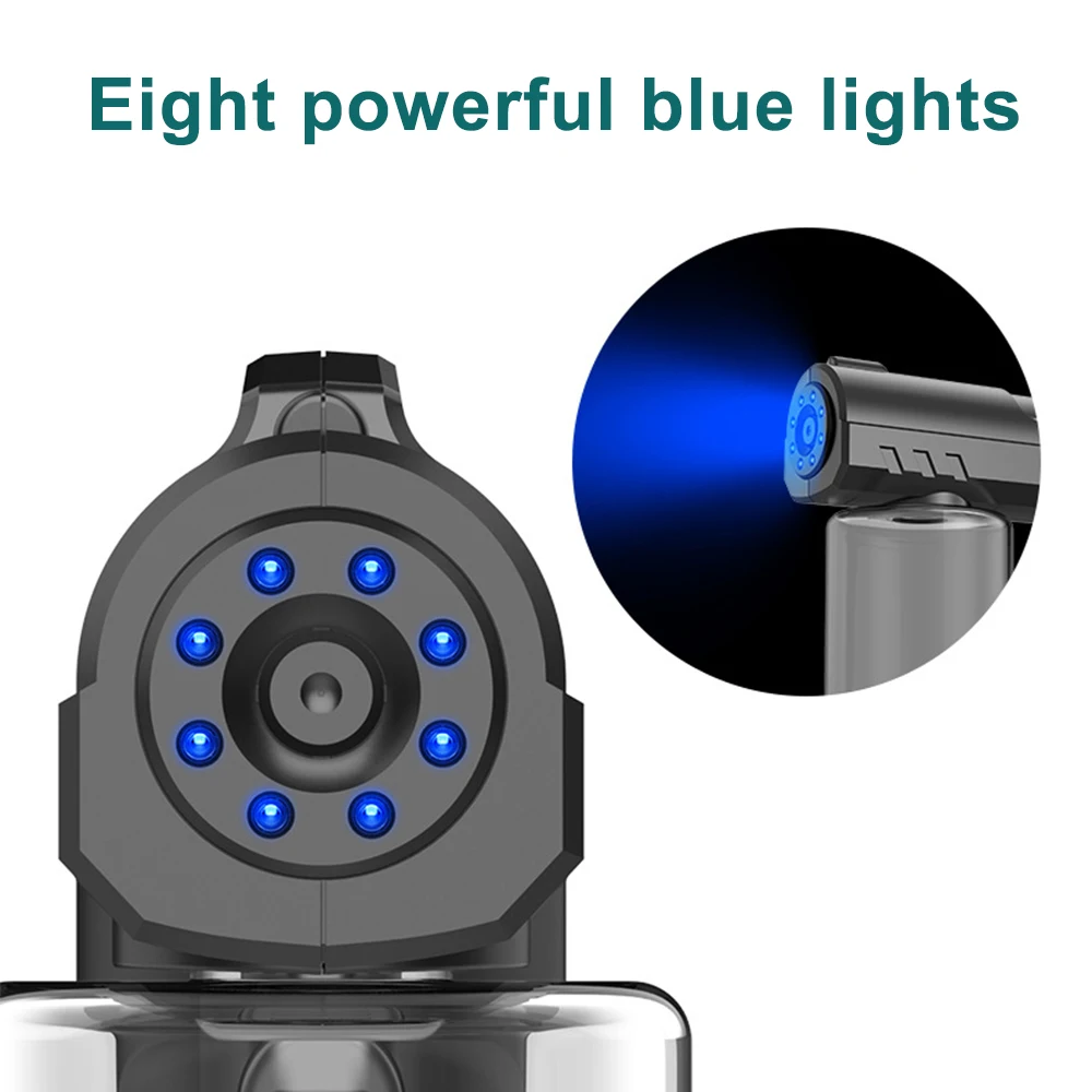 280ML Nano Blue Light Sprayer Barber Wireless Aftershave Steam Portable Electric Spray Disinfection Gun Garden Atomizer Tools