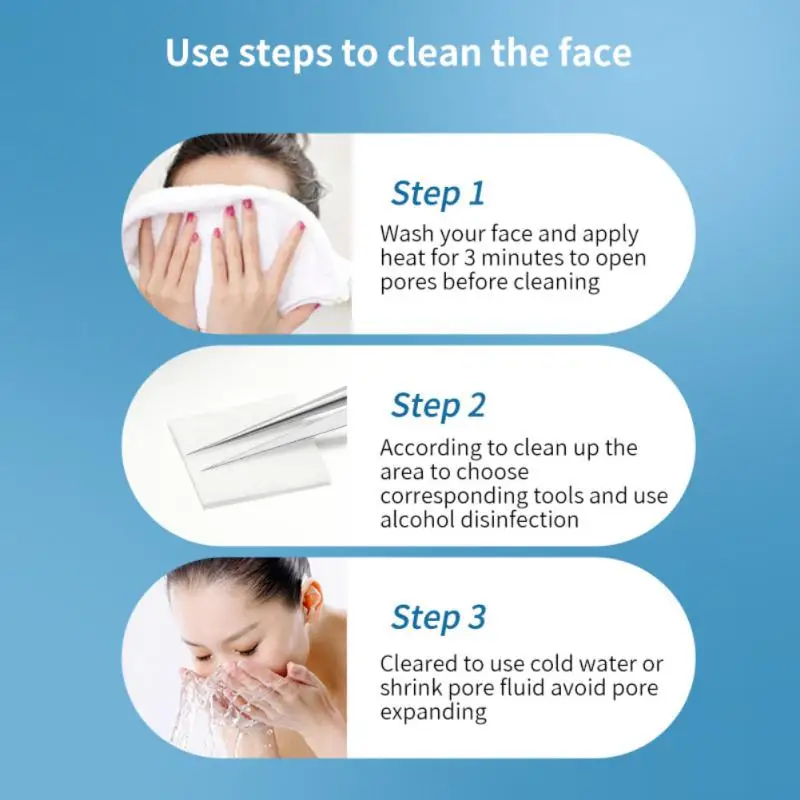 German Ultra-fine No. 5 Cell Pimples Blackhead Clip Tweezers Beauty Salon Special Scraping & Closing Artifact Acne Needle 1PCS