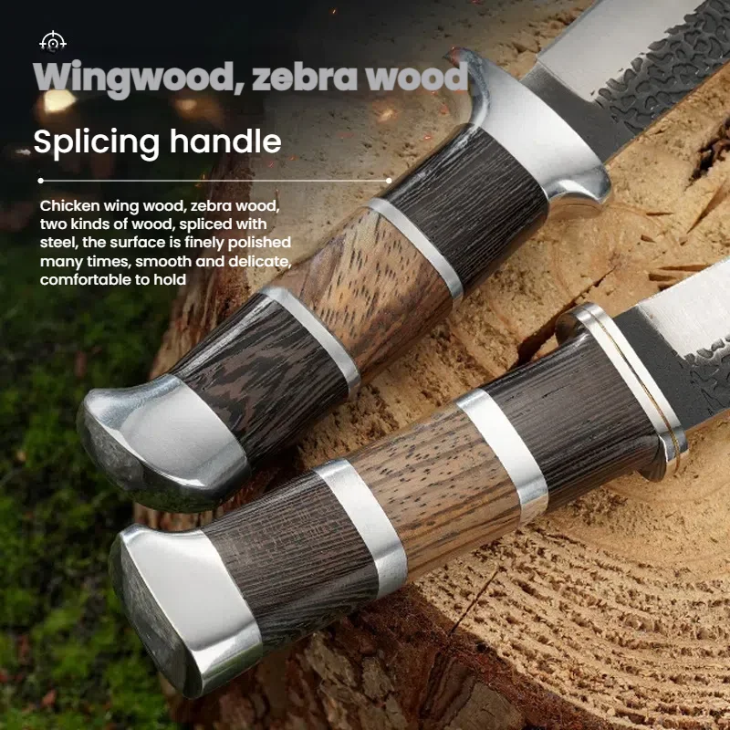 Handmade Forged Outdoor Survival Knife 3