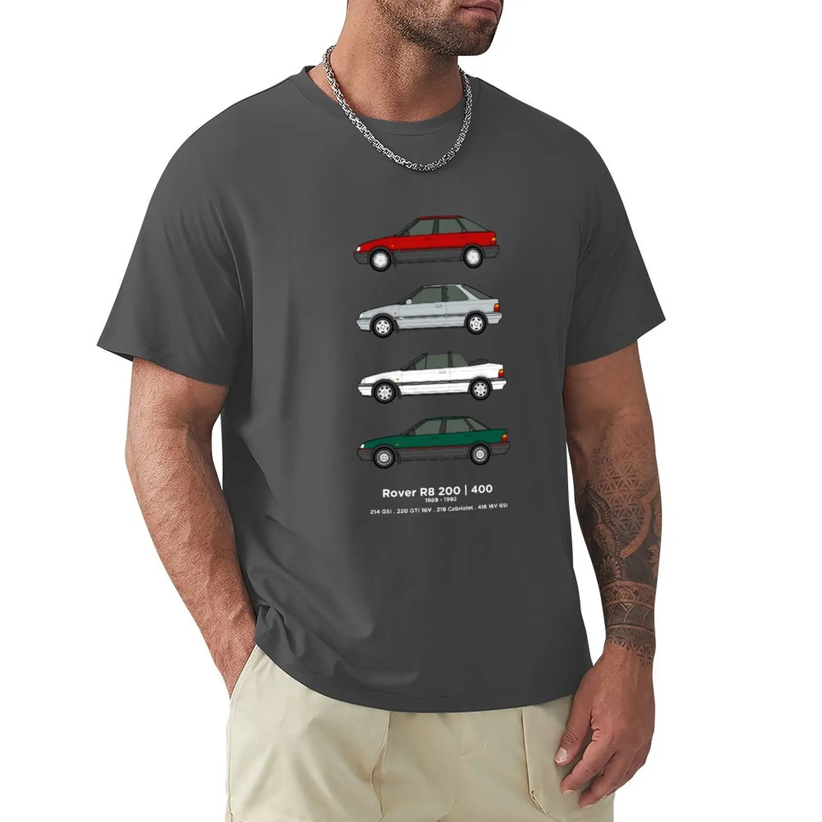 Rover R8 200/400 Classic Car Collection (89-92) T-Shirt summer clothes new edition t shirt mens champion t shirts
